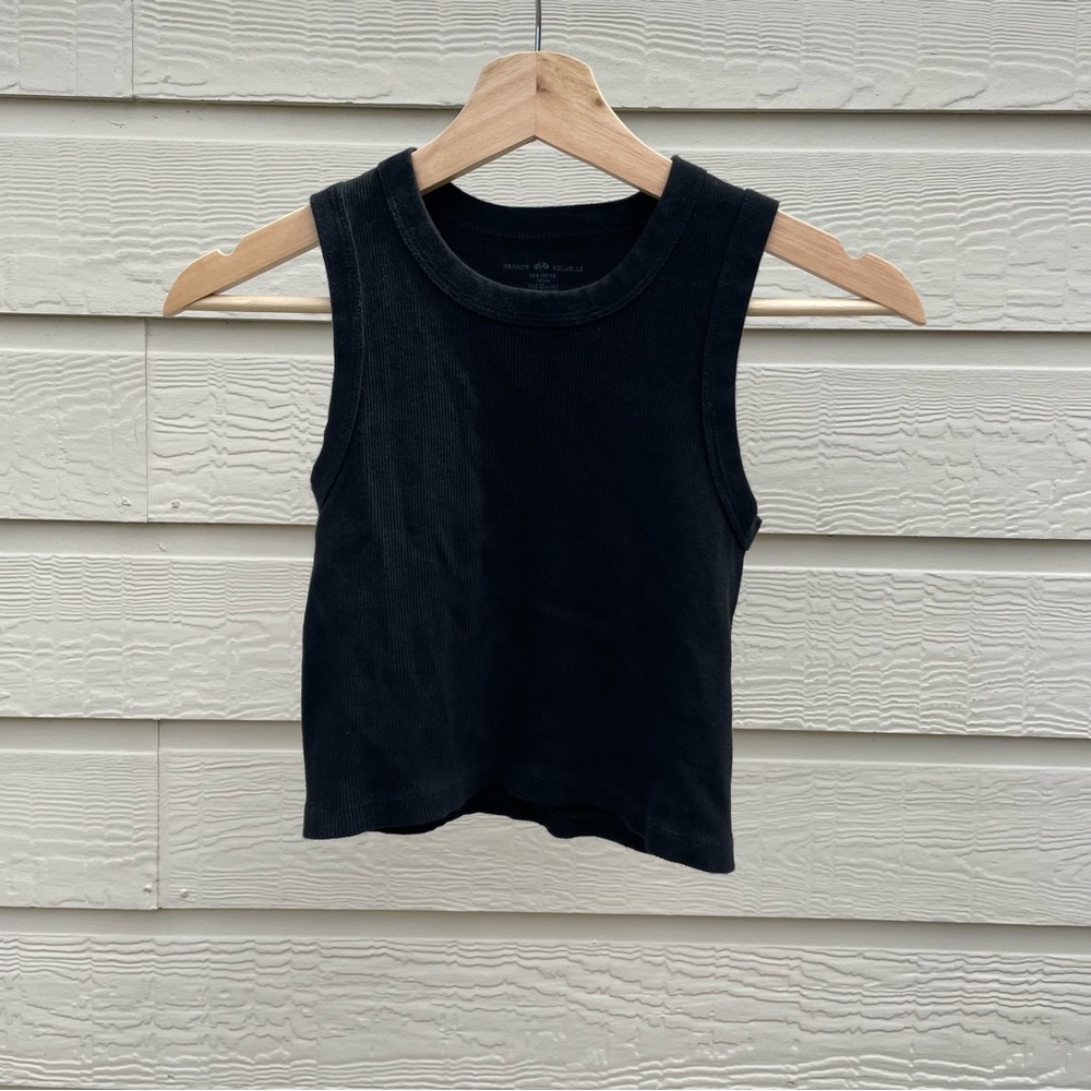 brandy melville connor tank - black